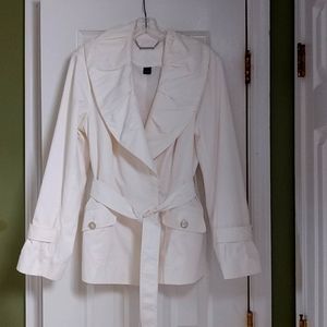 White House Black Market Ivory Jacket
